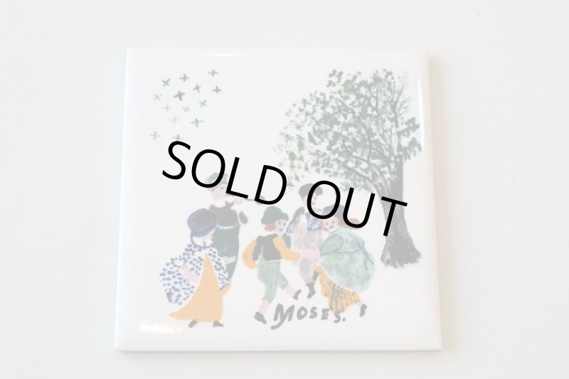 画像1: アメリカ製　ヴィンテージタイル　グランマモーゼス (1)