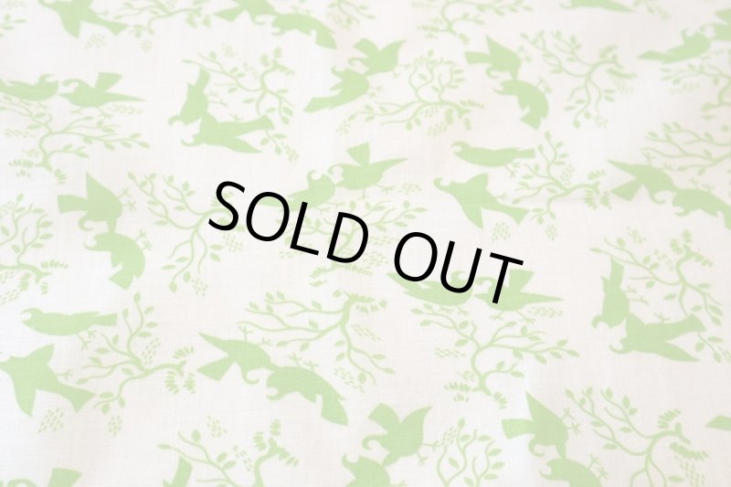 画像1: アメリカ製　ヴィンテージフィードサック　小鳥ちゃん (1)