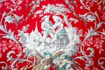 画像2: フランス製　ヴィンテージファブリック　トワルドジュイ　レッド (2)