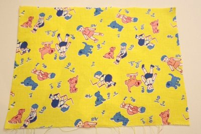 画像3: アメリカ製　ヴィンテージフィードサック　子供とわんちゃん