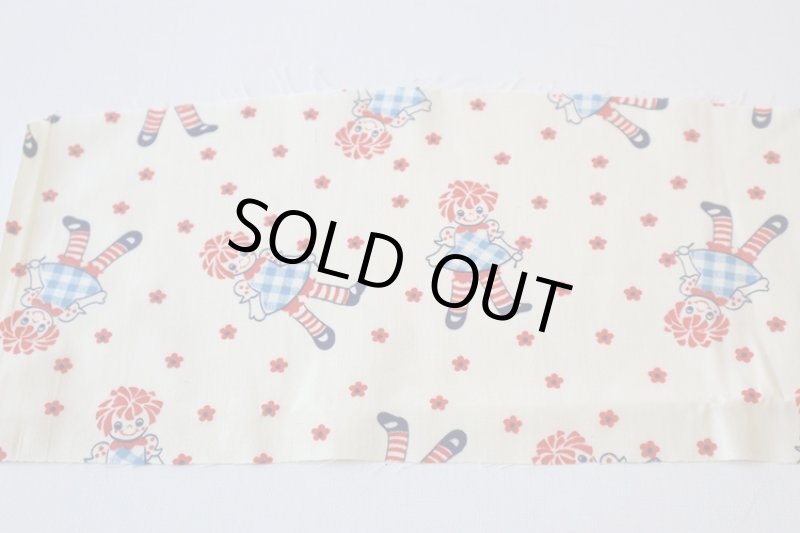 画像1: アメリカ製　VTGファブリック　ラガディアンドアンデイ (1)