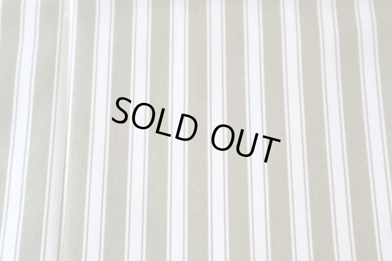 画像1:  フランス製　ファブリック ティッキング ストライプ (1)