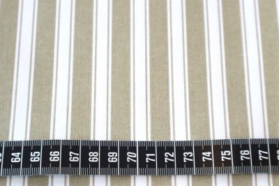 画像1:  フランス製　ファブリック ティッキング ストライプ