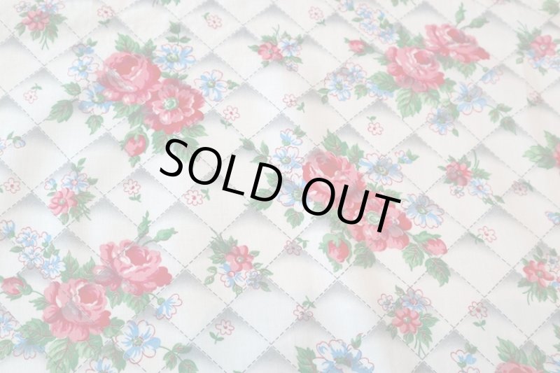 画像1: アメリカ製　ヴィンテージ　ファブリック　フラワーシェード (1)