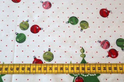 画像2: アメリカ製　ヴィンテージファブリック　クリスマスツリー