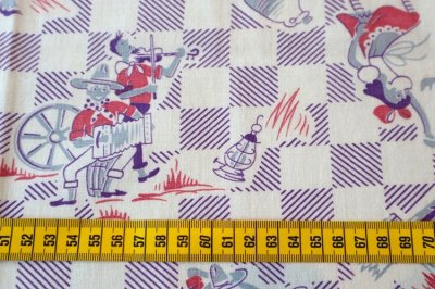 画像2: アメリカ製　ヴィンテージフィードサック　ダンス