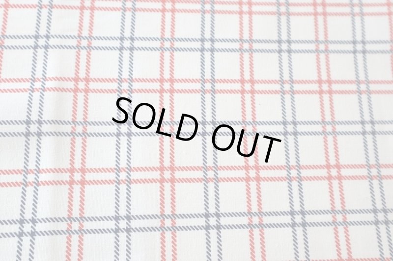 画像1: アメリカ製　ヴィンテージ　ファブリック　トリコロールチェック (1)