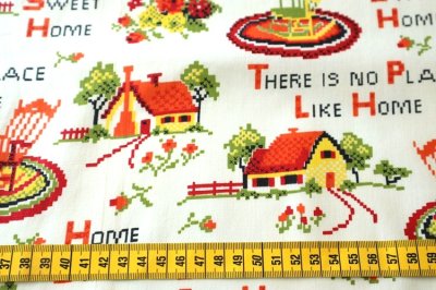 画像3: アメリカ製　ヴィンテージファブリック　Home Sweet Home