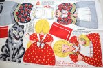 画像1: アメリカ製　ヴィンテージファブリック　赤ずきんちゃん (1)