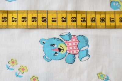 画像1: アメリカ製　ヴィンテージファブリック　森の動物たち