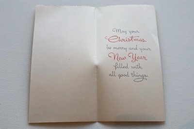 画像1: アメリカ製　ヴィンテージグリーティングカード　クリスマス　オーナメント