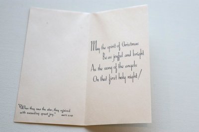 画像1: アメリカ製　ヴィンテージグリーティングカード　クリスマス　子供