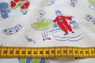 画像1: アメリカ製　ヴィンテージフィードサック　オペラ