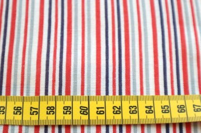 画像1: アメリカ製　ヴィンテージフィードサック　ピンストライプ　