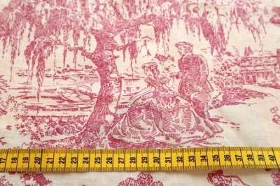 画像2: アメリカ製　ヴィンテージフィードサック　カントリーシーン