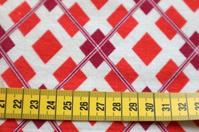 画像1: アメリカ製　ヴィンテージフィードサック　ジオメトリック