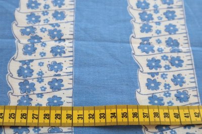 画像2: アメリカ製　ヴィンテージフィードサック　レースボーダー