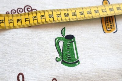 画像3: アメリカ製　ヴィンテージファブリック　バーククロス　キッチン