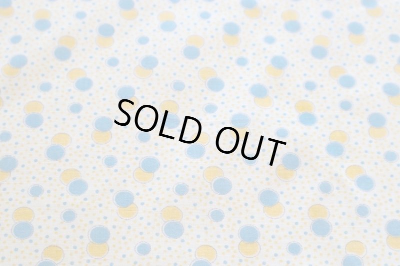 画像1: アメリカ製　ヴィンテージフィードサック　ドット (1)