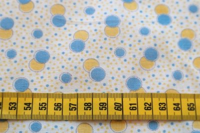 画像1: アメリカ製　ヴィンテージフィードサック　ドット
