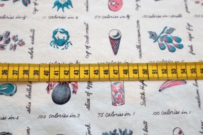 画像2: アメリカ製　ヴィンテージファブリック　カロリー