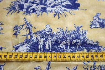 画像1: アメリカ製　ヴィンテージファブリック　トワルドジュイ　SALE!