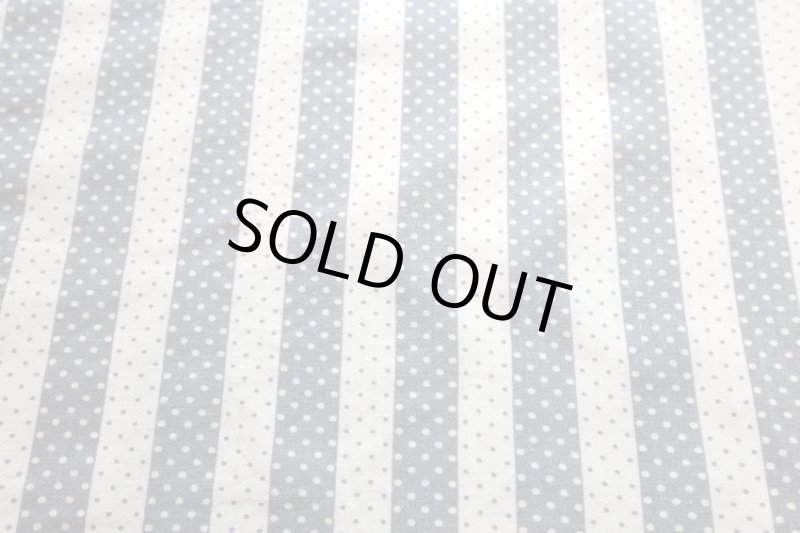 画像1: アメリカ製　ヴィンテージフィードサック　ドットボーダー (1)