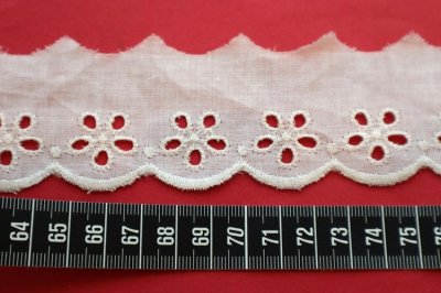 画像1: フランス製　ヴィンテージ　レース　