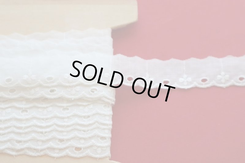 画像1: フランス製　ヴィンテージ　レース　 (1)