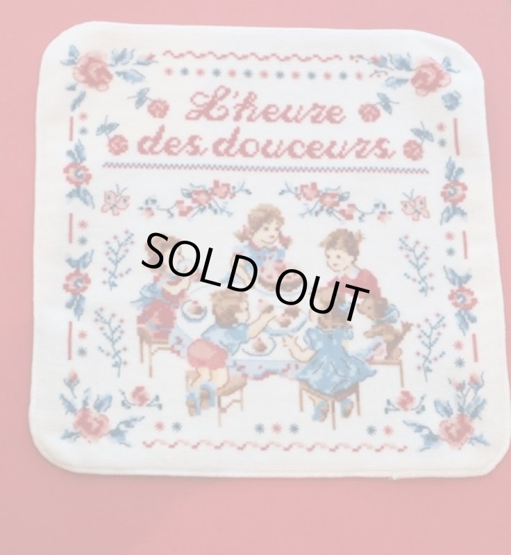 画像1: デジストワールアブロデタオルハンカチ　お菓子の時間 (1)