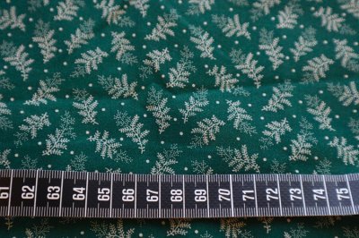 画像1: アメリカ製　ヴィンテージファブリック　リーフ　