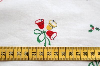画像1: アメリカ製　ヴィンテージファブリック　クリスマスベル