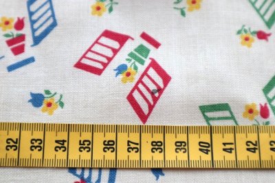 画像3: アメリカ製　ヴィンテージフィードサック　窓