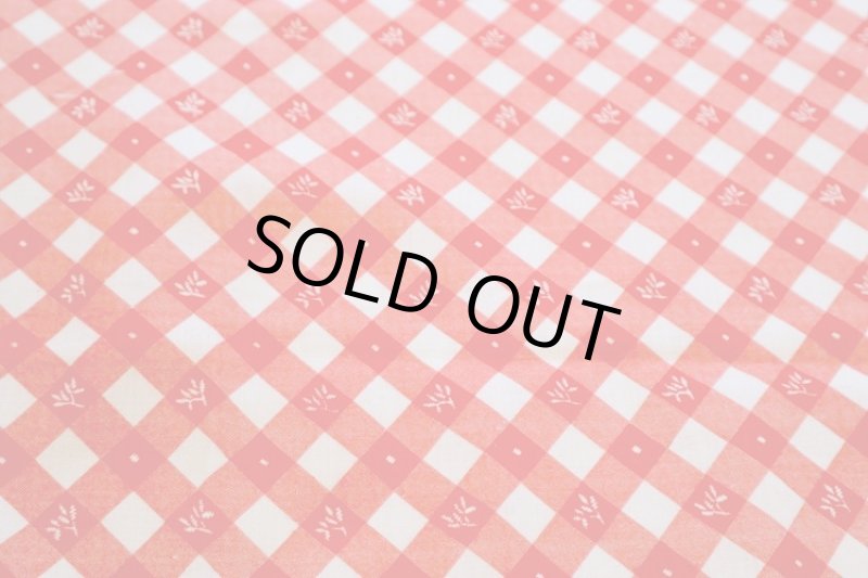 画像1: アメリカ製　ヴィンテージフィードサック　チェック (1)