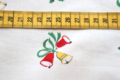 画像2: アメリカ製　ヴィンテージファブリック　クリスマスベル