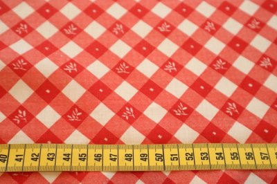 画像1: アメリカ製　ヴィンテージフィードサック　チェック