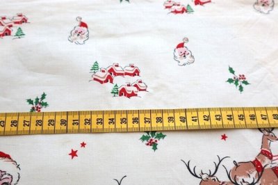 画像3: アメリカ製　ヴィンテージファブリック　クリスマス　