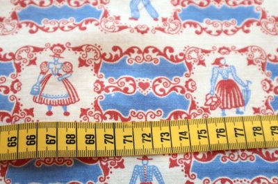 画像1: アメリカ製　ヴィンテージフィードサック　ファブリック　フォーク