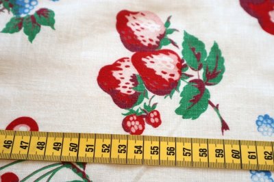 画像3: アメリカ製　ヴィンテージフィードサック　ファブリック　フルーツ