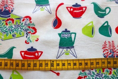 画像1: アメリカ製　ヴィンテージフィードサック　コーヒーミル