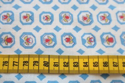 画像1: アメリカ製　ヴィンテージフィードサック　ジオメトリック