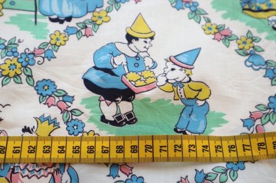 画像2: アメリカ製　ヴィンテージファブリック　ナーサリーライム