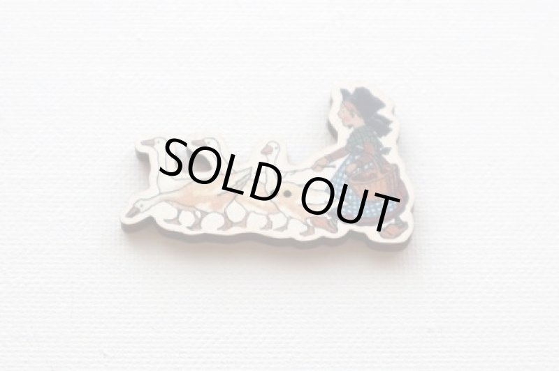 画像1: フランス製　アトリエボヌールドゥジュール　ボタン　HANSI (1)