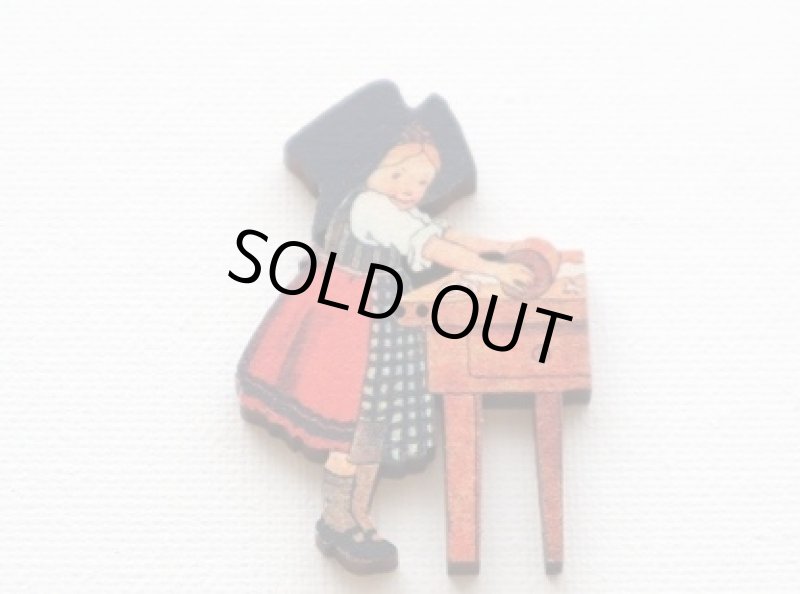 画像1: フランス製　アトリエボヌールドゥジュール　ボタン　HANSI (1)