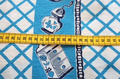 画像1: アメリカ製　ヴィンテージフィードサック　キッチン　