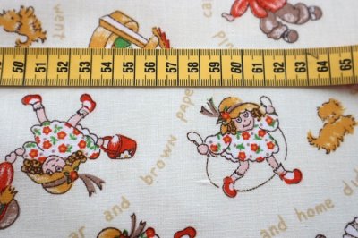 画像2: アメリカ製　ヴィンテージ　ファブリック　ナーサリーライム