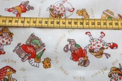 画像3: アメリカ製　ヴィンテージ　ファブリック　ナーサリーライム