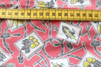 画像2: アメリカ製　ヴィンテージフィードサック　ベジタブル