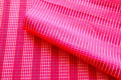 画像2: フランス製　ヴィンテージファブリック　チェックボーダー