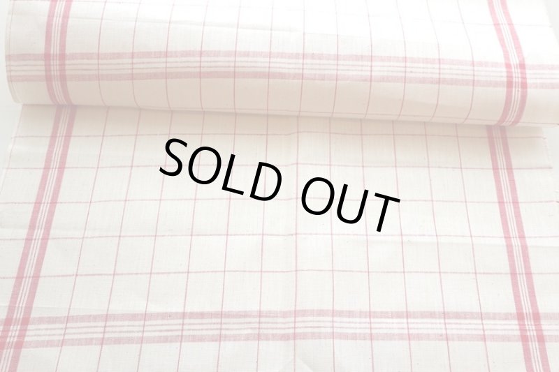 画像1: フランス製　ヴィンテージファブリック　キッチンリネン　ロール (1)